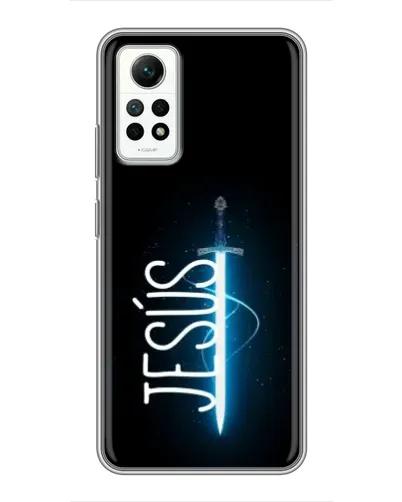 Чехол для Xiaomi Redmi Note 12 Pro (4g) с картинкой «Меч Духа Jesus»