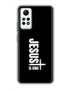 Чехол для Xiaomi Redmi Note 12 Pro (4g) с картинкой «Вертикаль веры Jesus»