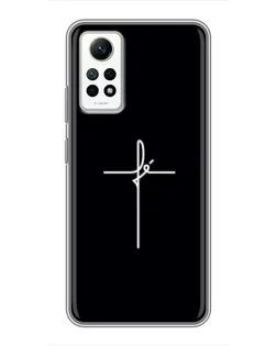 Чехол для Xiaomi Redmi Note 12 Pro (4g) с картинкой «Тонкий крест» Чехол для Xiaomi Redmi Note 12 Pro (4g) с картинкой «Тонкий крест»