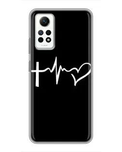 Чехол для Xiaomi Redmi Note 12 Pro (4g) с картинкой «Пульс веры» Чехол для Xiaomi Redmi Note 12 Pro (4g) с картинкой «Пульс веры»