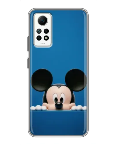 Чехол для Xiaomi Redmi Note 12 Pro (4g) с картинкой «Микки выглядывает»