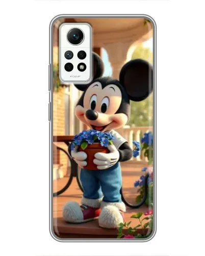 Чехол для Xiaomi Redmi Note 12 Pro (4g) с картинкой «Микки садовод»