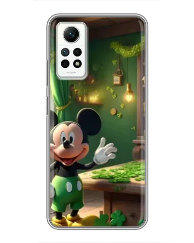 Чехол для Xiaomi Redmi Note 12 Pro (4g) с картинкой «Микки в мастерской»