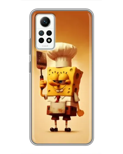 Чехол для Xiaomi Redmi Note 12 Pro (4g) с картинкой «Губка Боб повар» Чехол для Xiaomi Redmi Note 12 Pro (4g) с картинкой «Губка Боб повар»