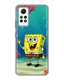 Чехол для Xiaomi Redmi Note 12 Pro (4g) с картинкой «Подводный привет»