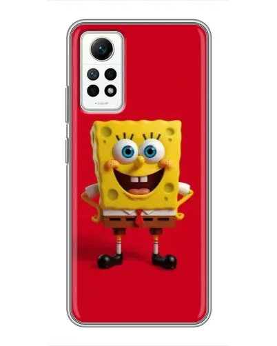 Чехол для Xiaomi Redmi Note 12 Pro (4g) с картинкой «Спанч Боб на красном» Чехол для Xiaomi Redmi Note 12 Pro (4g) с картинкой «Спанч Боб на красном»
