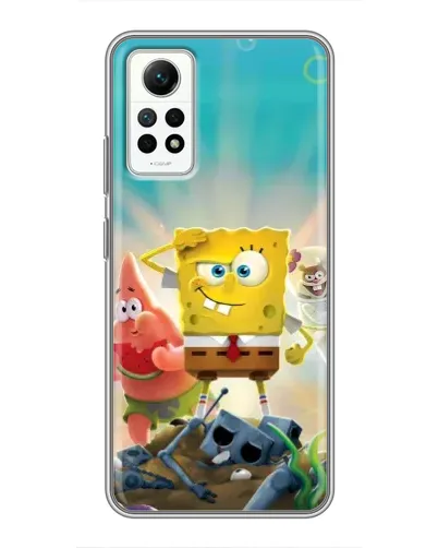Чехол для Xiaomi Redmi Note 12 Pro (4g) с картинкой «Спанч Боб победитель» Чехол для Xiaomi Redmi Note 12 Pro (4g) с картинкой «Спанч Боб победитель»