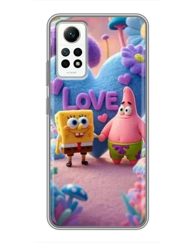 Чехол для Xiaomi Redmi Note 12 Pro (4g) с картинкой «Губка Боб Патрик» Чехол для Xiaomi Redmi Note 12 Pro (4g) с картинкой «Губка Боб Патрик»