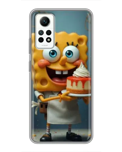 Чехол для Xiaomi Redmi Note 12 Pro (4g) с картинкой «Повар Спанч Боб» Чехол для Xiaomi Redmi Note 12 Pro (4g) с картинкой «Повар Спанч Боб»