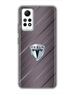 Чехол для Xiaomi Redmi Note 12 Pro (4g) с картинкой «Металлическая текстура Tesla» Чехол для Xiaomi Redmi Note 12 Pro (4g) с картинкой «Металлическая текстура Tesla»