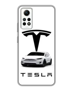 Чехол для Xiaomi Redmi Note 12 Pro (4g) с картинкой «Tesla White Style» Чехол для Xiaomi Redmi Note 12 Pro (4g) с картинкой «Tesla White Style»