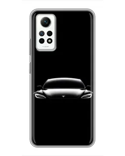 Чехол для Xiaomi Redmi Note 12 Pro (4g) с картинкой «Фары Tesla Night» Чехол для Xiaomi Redmi Note 12 Pro (4g) с картинкой «Фары Tesla Night»
