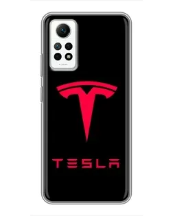 Чехол для Xiaomi Redmi Note 12 Pro (4g) с картинкой «Tesla Red Logo» Чехол для Xiaomi Redmi Note 12 Pro (4g) с картинкой «Tesla Red Logo»