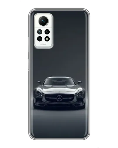 Чехол для Xiaomi Redmi Note 12 Pro (4g) с картинкой «Mercedes на черном»