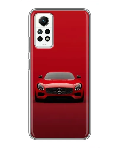 Чехол для Xiaomi Redmi Note 12 Pro (4g) с картинкой «Красный Mercedes AMG»