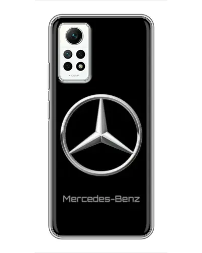 Чехол для Xiaomi Redmi Note 12 Pro (4g) с картинкой «Mercedes Silver Logo»