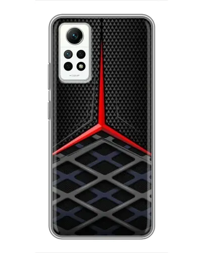 Чехол для Xiaomi Redmi Note 12 Pro (4g) с картинкой «Mercedes Carbon Grid»