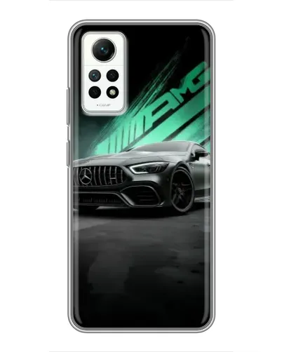 Чехол для Xiaomi Redmi Note 12 Pro (4g) с картинкой «Темный Mercedes AMG»