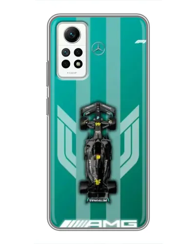Чехол для Xiaomi Redmi Note 12 Pro (4g) с картинкой «Mercedes AMG Petronas»