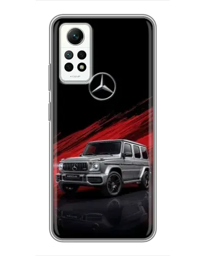 Чехол для Xiaomi Redmi Note 12 Pro (4g) с картинкой «Mercedes G-Class красный»