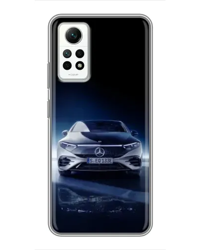 Чехол для Xiaomi Redmi Note 12 Pro (4g) с картинкой «Ночной Mercedes EQ»