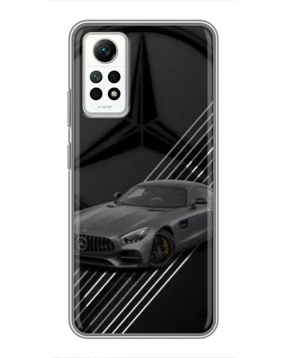 Чехол для Xiaomi Redmi Note 12 Pro (4g) с картинкой «Mercedes AMG — графика»
