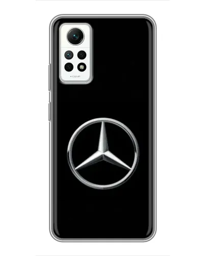Чехол для Xiaomi Redmi Note 12 Pro (4g) с картинкой «Mercedes классический лого»