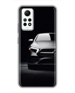 Чехол для Xiaomi Redmi Note 12 Pro (4g) с картинкой «Свет фар Mercedes»
