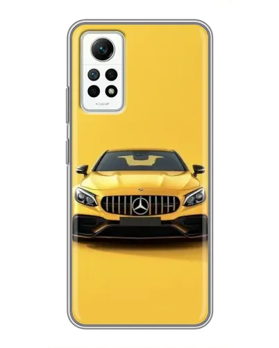 Чехол для Xiaomi Redmi Note 12 Pro (4g) с картинкой «Желтый Mercedes GT»