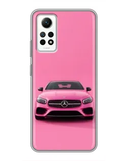 Чохол для Xiaomi Redmi Note 12 Pro (4g) з картинкою «Рожевий Mercedes AMG»