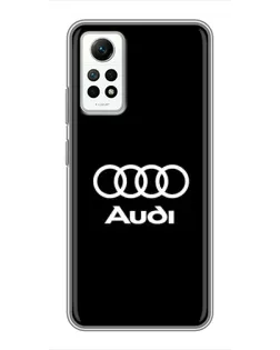 Чехол для Xiaomi Redmi Note 12 Pro (4g) с картинкой «Классическое лого Audi»