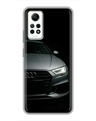 Чехол для Xiaomi Redmi Note 12 Pro (4g) с картинкой «Audi — детализация кузова» Чехол для Xiaomi Redmi Note 12 Pro (4g) с картинкой «Audi — детализация кузова»
