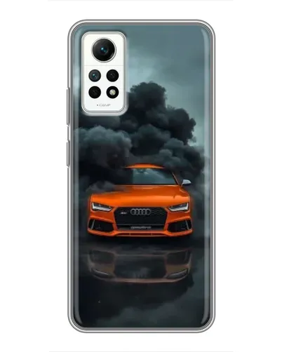 Чехол для Xiaomi Redmi Note 12 Pro (4g) с картинкой «Audi в облаках дыма» Чехол для Xiaomi Redmi Note 12 Pro (4g) с картинкой «Audi в облаках дыма»
