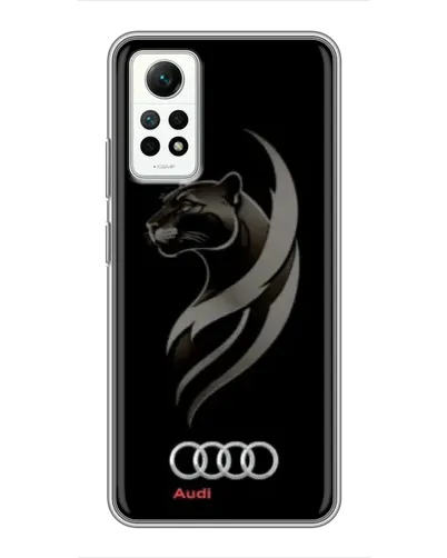 Чехол для Xiaomi Redmi Note 12 Pro (4g) с картинкой «Графика — пантера и Audi» Чехол для Xiaomi Redmi Note 12 Pro (4g) с картинкой «Графика — пантера и Audi»