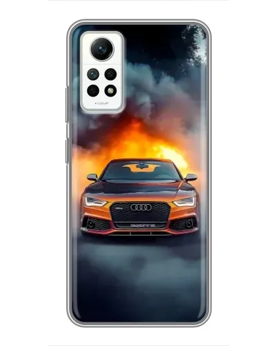 Чехол для Xiaomi Redmi Note 12 Pro (4g) с картинкой «Audi в огненном дыму» Чехол для Xiaomi Redmi Note 12 Pro (4g) с картинкой «Audi в огненном дыму»