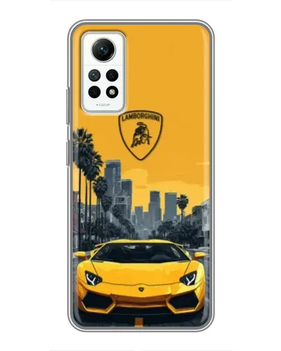 Чехол для Xiaomi Redmi Note 12 Pro (4g) с картинкой «Желтый Lamborghini город» Чехол для Xiaomi Redmi Note 12 Pro (4g) с картинкой «Желтый Lamborghini город»