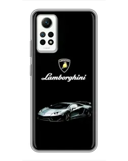 Чехол для Xiaomi Redmi Note 12 Pro (4g) с картинкой «Логотип Lamborghini классика»