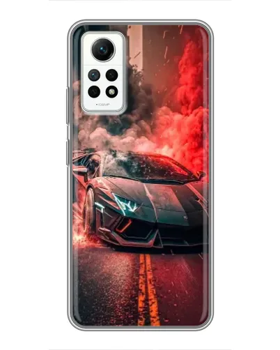 Чехол для Xiaomi Redmi Note 12 Pro (4g) с картинкой «Lamborghini красный дым» Чехол для Xiaomi Redmi Note 12 Pro (4g) с картинкой «Lamborghini красный дым»
