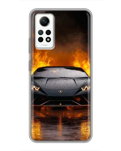 Чехол для Xiaomi Redmi Note 12 Pro (4g) с картинкой «Lamborghini в огне» Чехол для Xiaomi Redmi Note 12 Pro (4g) с картинкой «Lamborghini в огне»