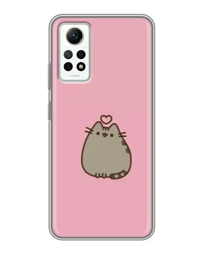 Чехол для Xiaomi Redmi Note 12 Pro (4g) с картинкой «Pusheen сердце»