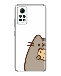 Чехол для Xiaomi Redmi Note 12 Pro (4g) с картинкой «Пушин с печеньем»