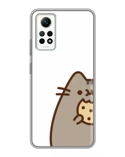 Чехол для Xiaomi Redmi Note 12 Pro (4g) с картинкой «Пушин с печеньем»
