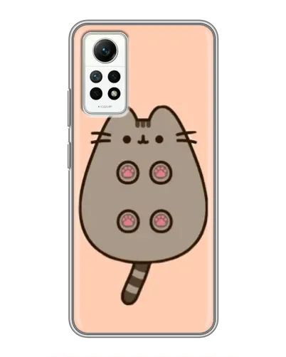 Чехол для Xiaomi Redmi Note 12 Pro (4g) с картинкой «Пушин пузиком кверху»