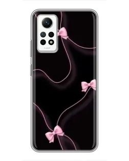 Чехол для Xiaomi Redmi Note 12 Pro (4g) с картинкой «Розовые ленты»