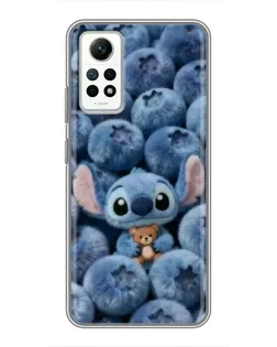 Чехол для Xiaomi Redmi Note 12 Pro (4g) с картинкой «Стич и голубика» Чехол для Xiaomi Redmi Note 12 Pro (4g) с картинкой «Стич и голубика»