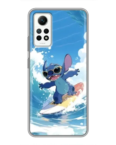 Чехол для Xiaomi Redmi Note 12 Pro (4g) с картинкой «Стич на волне» Чехол для Xiaomi Redmi Note 12 Pro (4g) с картинкой «Стич на волне»