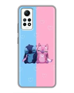 Чехол для Xiaomi Redmi Note 12 Pro (4g) с картинкой «Stitch и Angel Love» Чехол для Xiaomi Redmi Note 12 Pro (4g) с картинкой «Stitch и Angel Love»