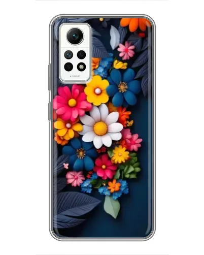 Чехол для Xiaomi Redmi Note 12 Pro (4g) с картинкой «Цветочная феерия»