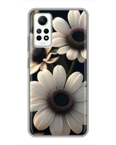 Чехол для Xiaomi Redmi Note 12 Pro (4g) с картинкой «Белые маргаритки макро»