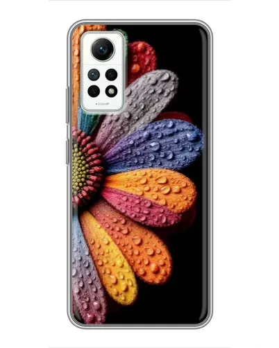 Чехол для Xiaomi Redmi Note 12 Pro (4g) с картинкой «Радужный цветок»